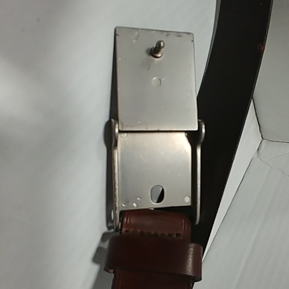 Medium Brown Leather Belt - Picture 2 of 5